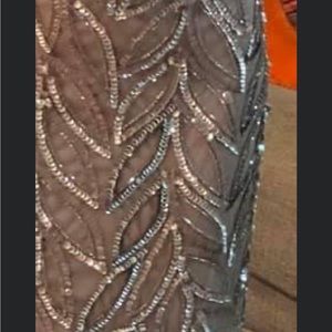 worn for a couple of hours.  evening gown size 6